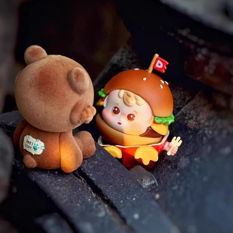 【拆盒】diudiubaby再见，朋友系列盲盒潮玩手办