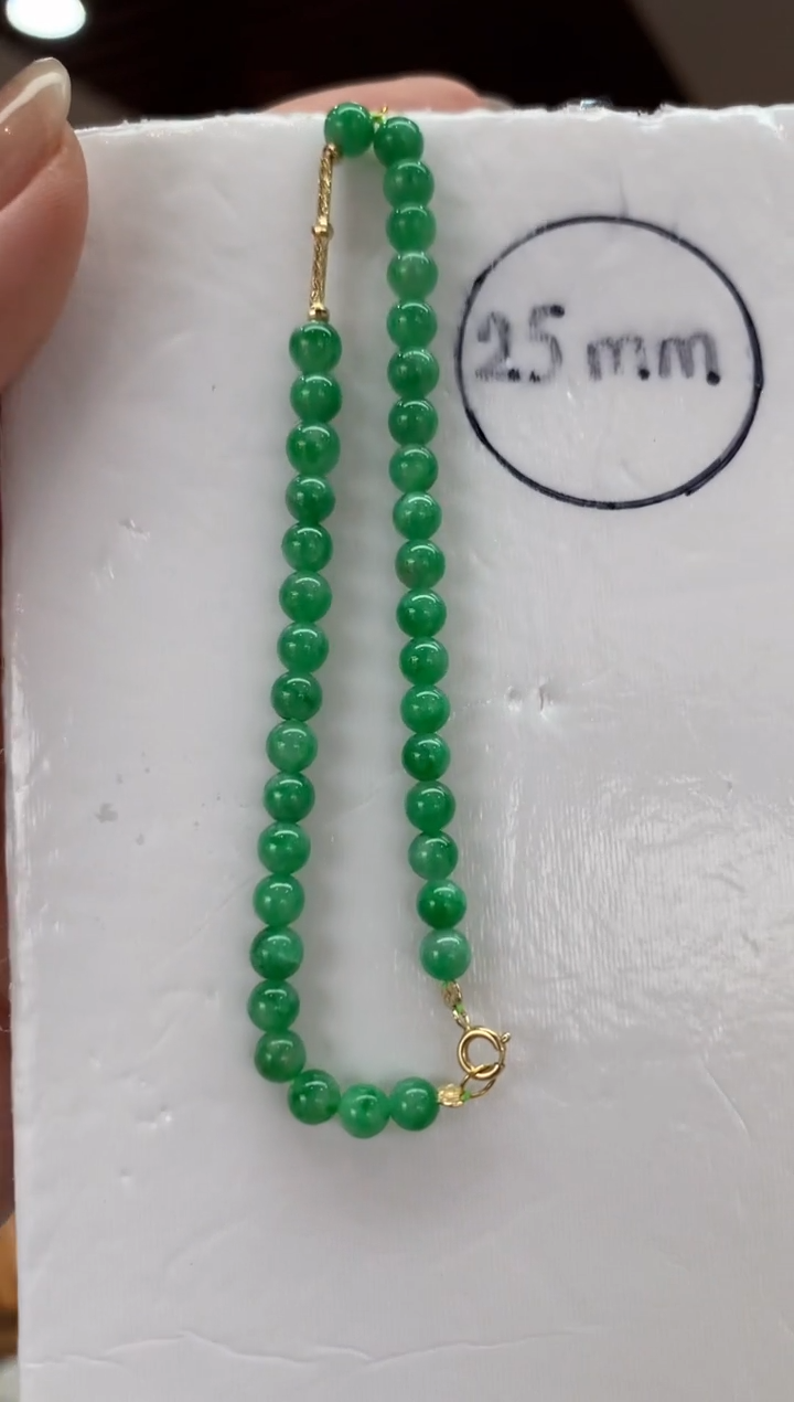 未镶嵌手串翡翠手串