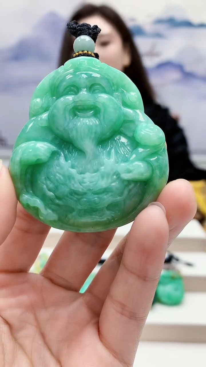 未镶嵌定制翡翠4829lr-毛货挂件41