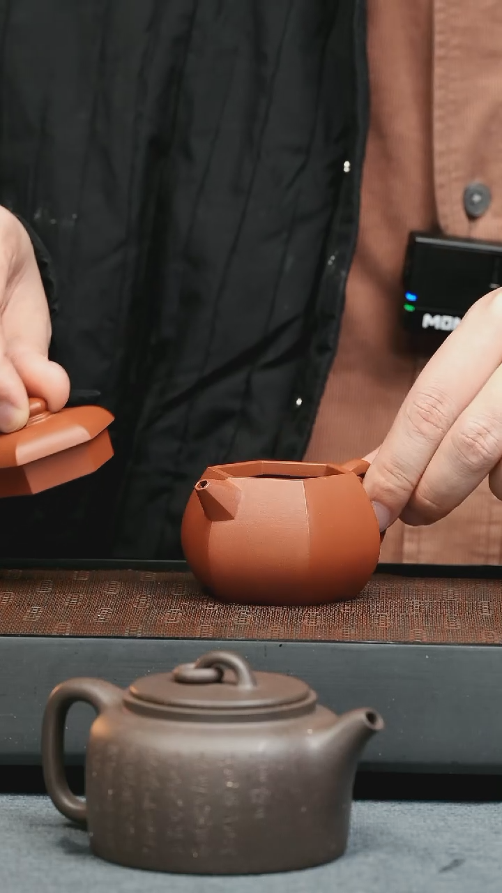 【闪购商品】紫砂茶壶明清 六方文旦