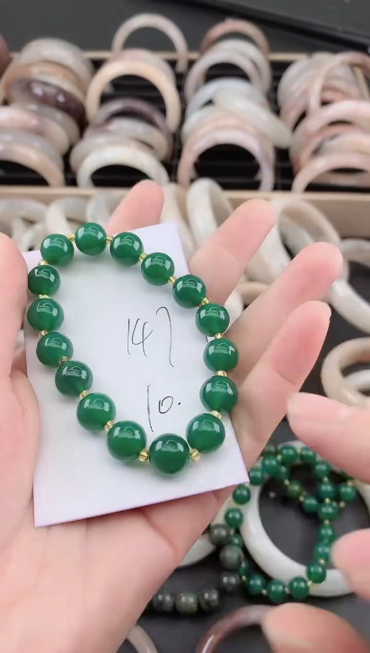 未镶嵌手串石英质玉147