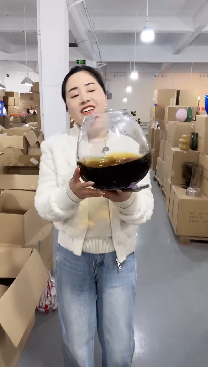 【闪购商品】玻璃安琪花瓶厂微瑕-1HKZ