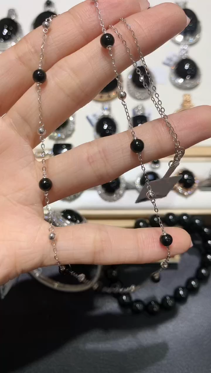 【闪购商品】翡翠套链18K金镶嵌团购1