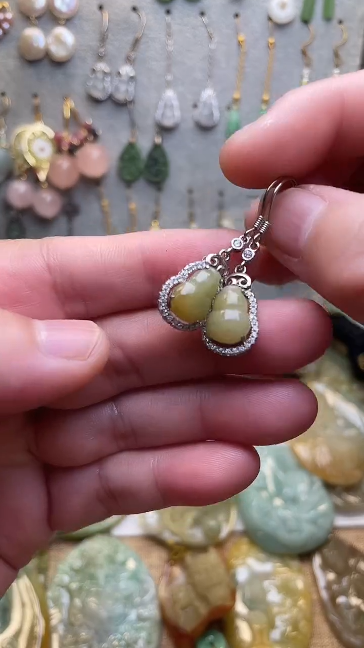 颈饰银S925镶嵌翡翠1