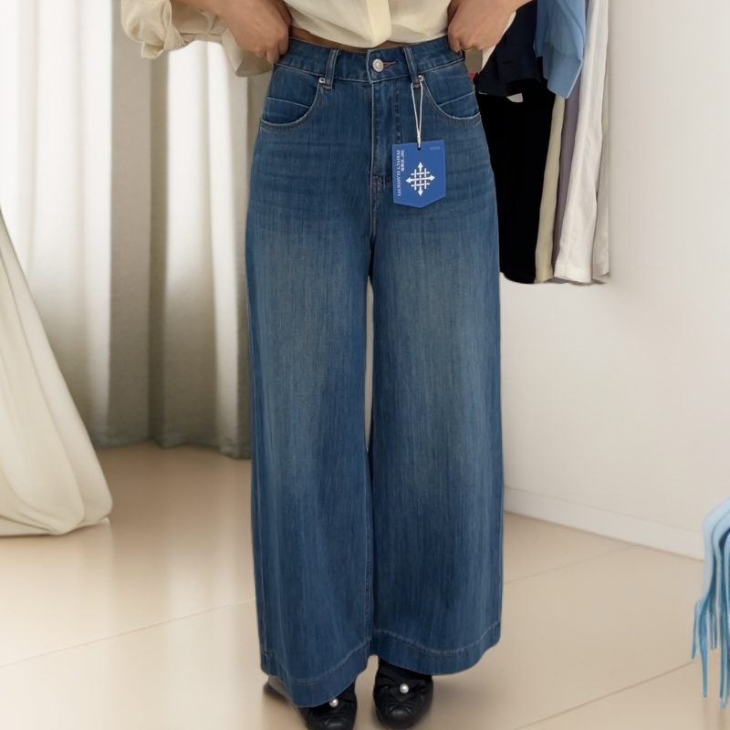 Pada.嘻&LLD【显瘦神裤】韩系复古显瘦百搭牛仔裤 39229 Hi Fortune