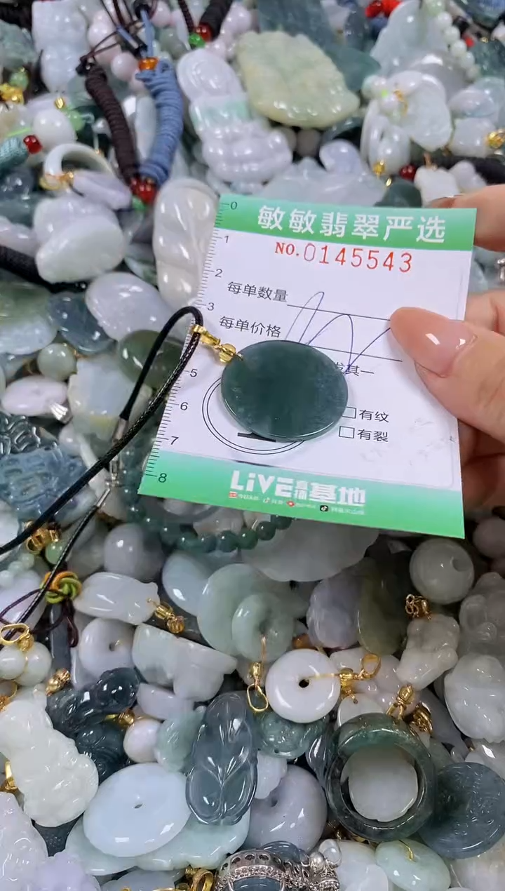 【闪购商品】翡翠未镶嵌颈饰闪购0145543多样性发其一