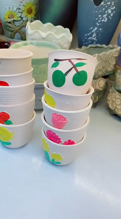 【闪购商品】陶瓷@@H5花儿朵朵10件套