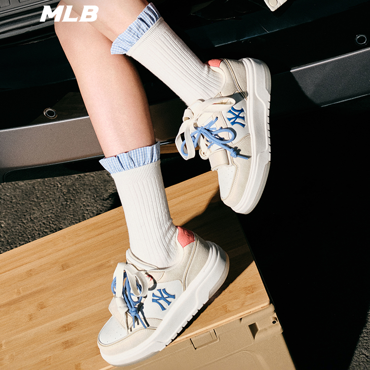 MLB官方板鞋男女鞋25秋季新款运动鞋复古厚底休闲鞋 3ASXM086N