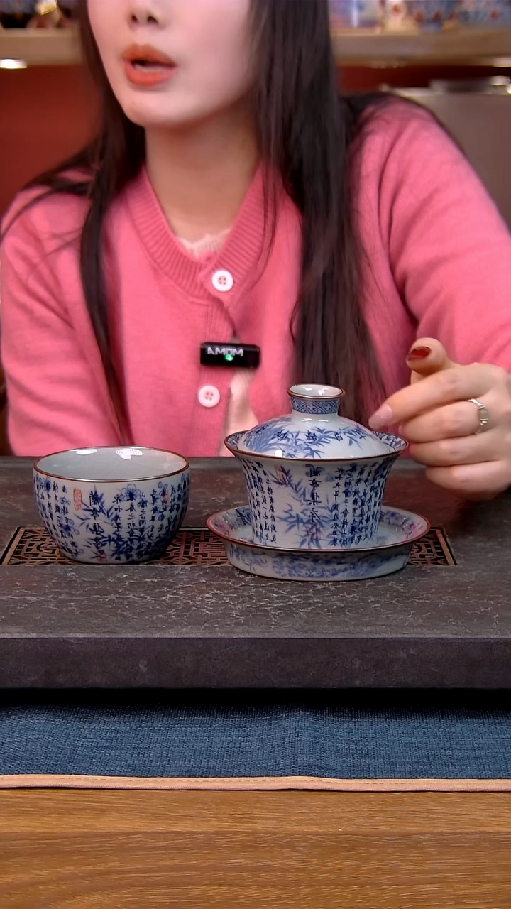 简装家用款2件套 老陶泥开片纹陶瓷茶具