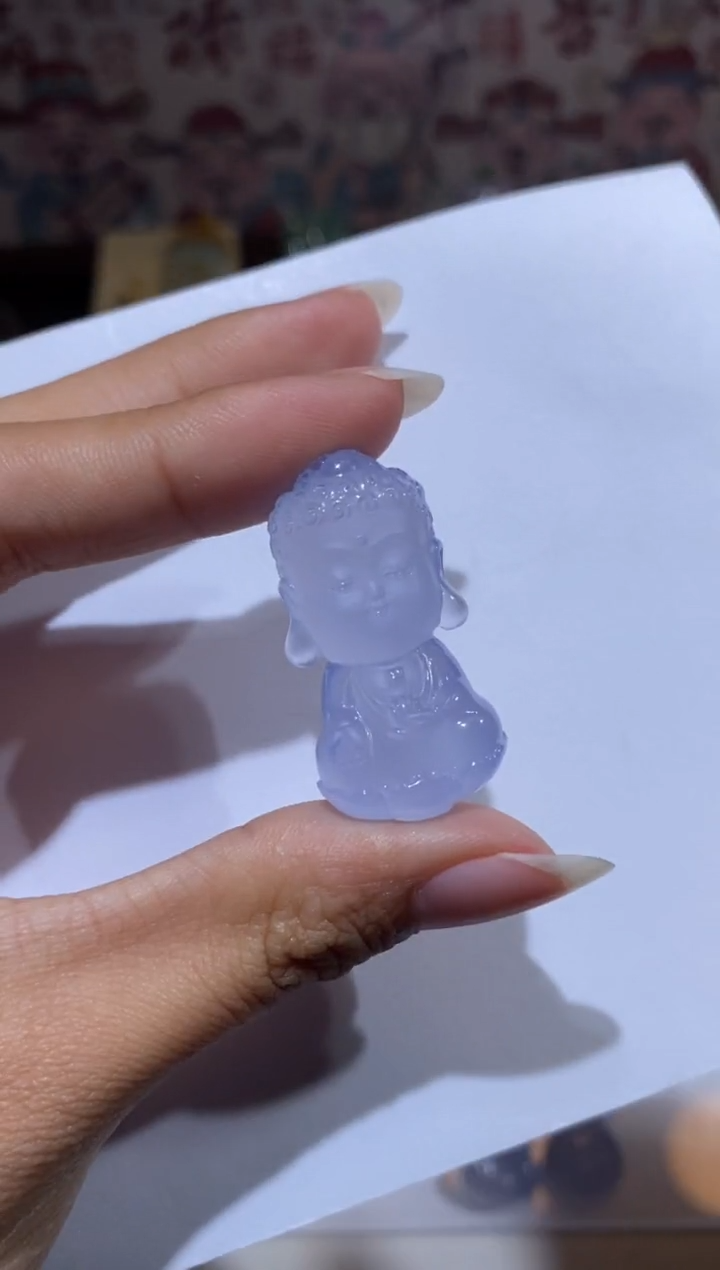 【闪购商品】玛瑙/玉髓颈饰未镶嵌阿弥宝宝佛