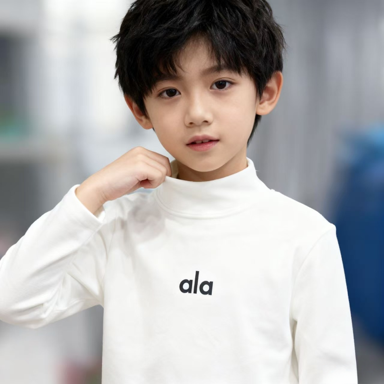 F01143男童秋冬季德绒打底衫2025年冬男孩新款韩版男童装上衣洋气