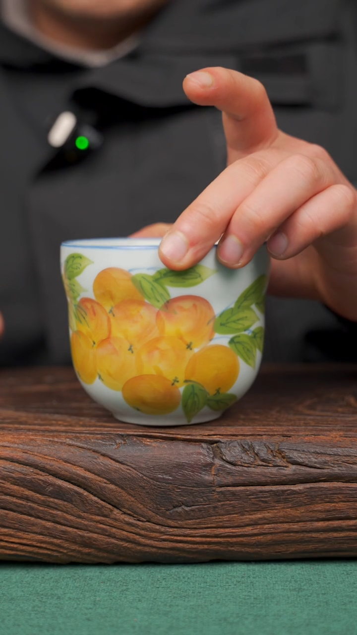 【闪购商品】瓷片49景德镇杯釉下手工手绘瓷器