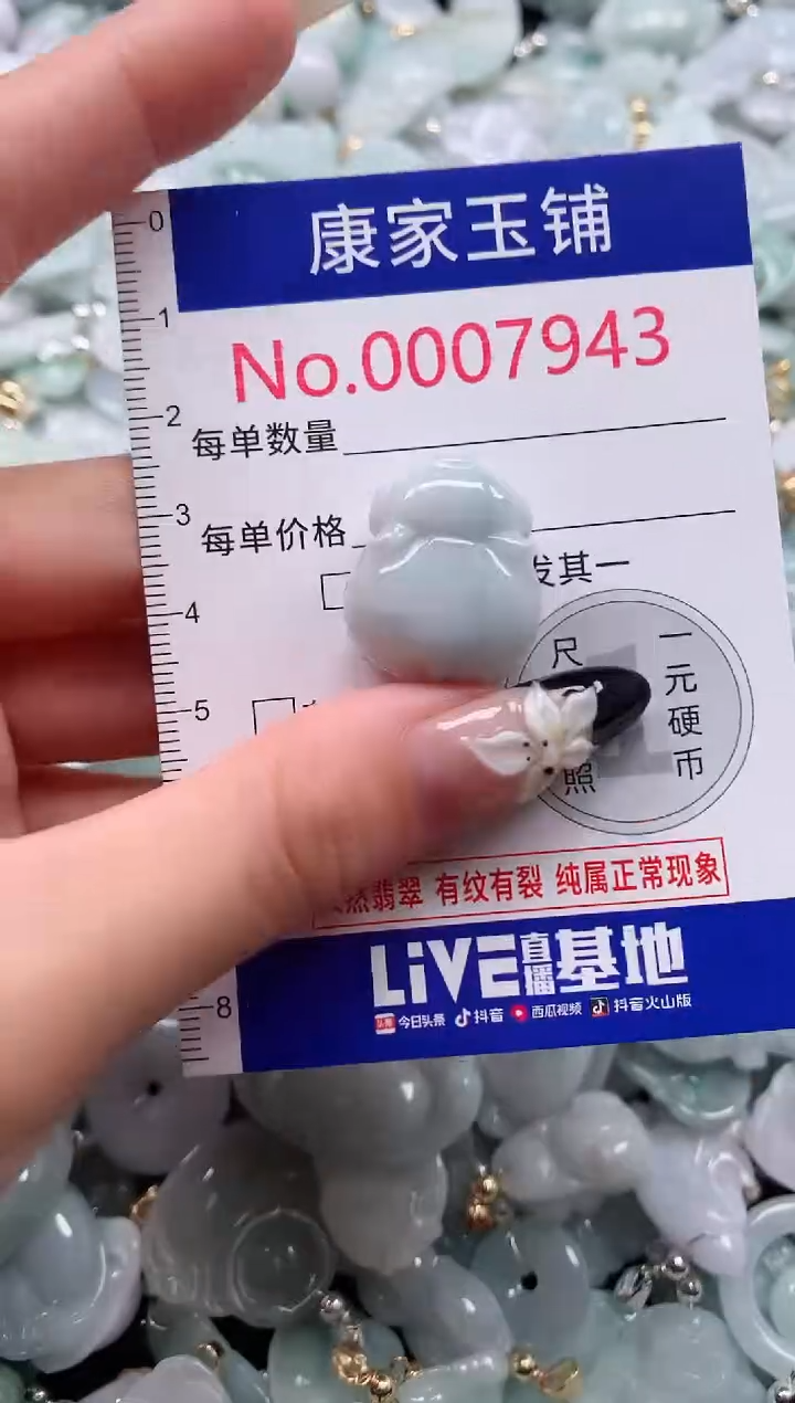 颈饰未镶嵌翡翠7943