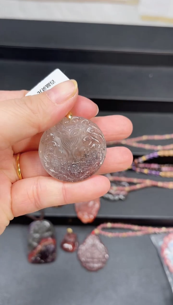 未镶嵌颈饰水晶【百晶灵儿】定制款