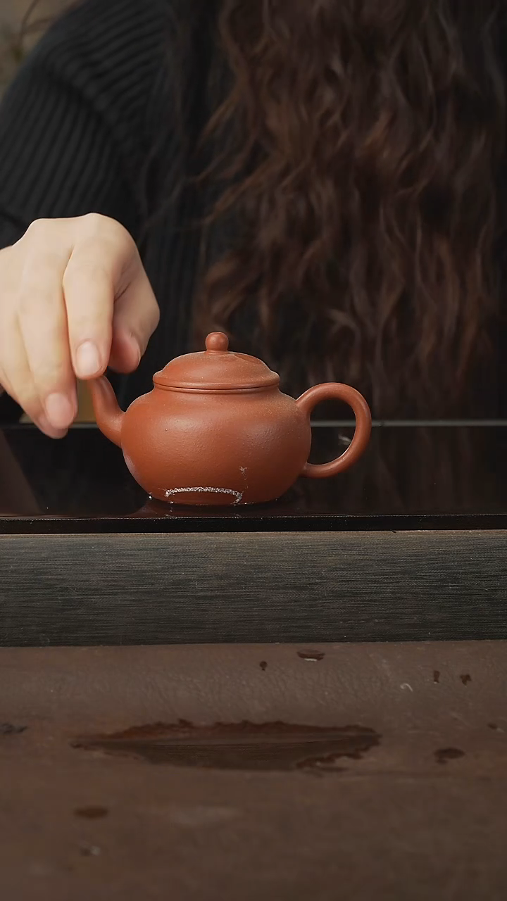 茶壶紫砂小*乐微瑕，100，莲子，110cc