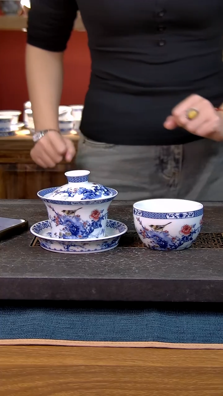 简装家用款2件套 白瓷陶瓷茶具