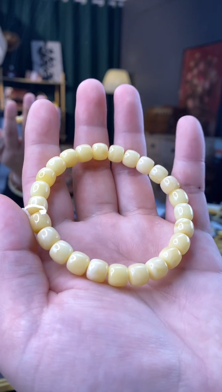 【闪购商品】蜜蜡手串未镶嵌8.7mm老型微瑕