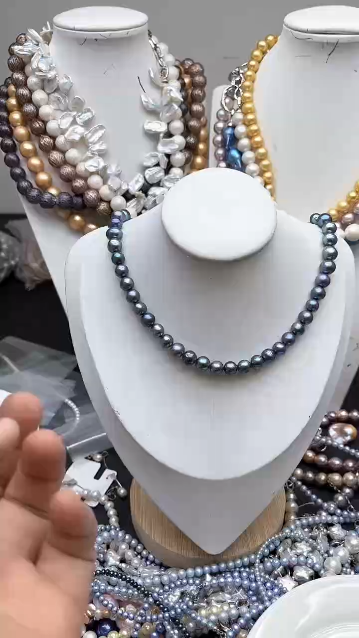 淡水珍珠未镶嵌颈饰1