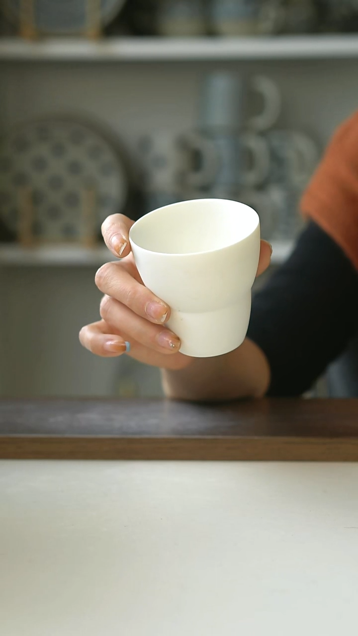 陶出丹麦-vipp极简葫芦杯150ml@4-2@