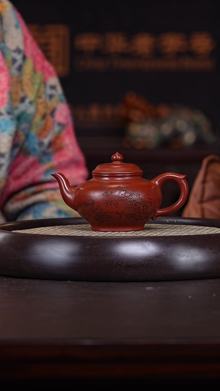 【闪购商品】紫砂茶壶张彩萍22-97 大红袍笑樱