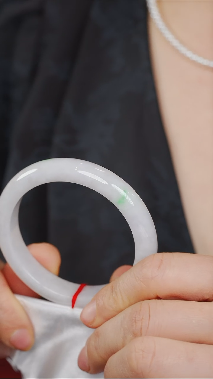 翡翠手镯未镶嵌36【】圈口54