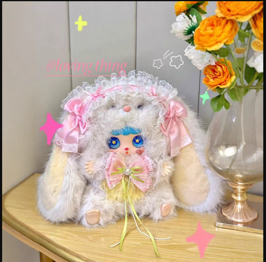可比豆系列奶芙兔兔酱毛绒盲盒