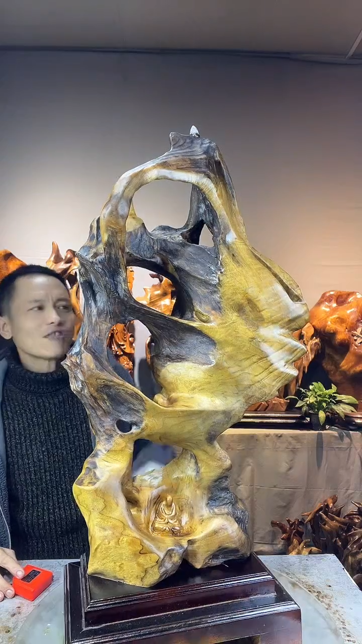 金丝楠舍*小叶桢楠随行摆件47