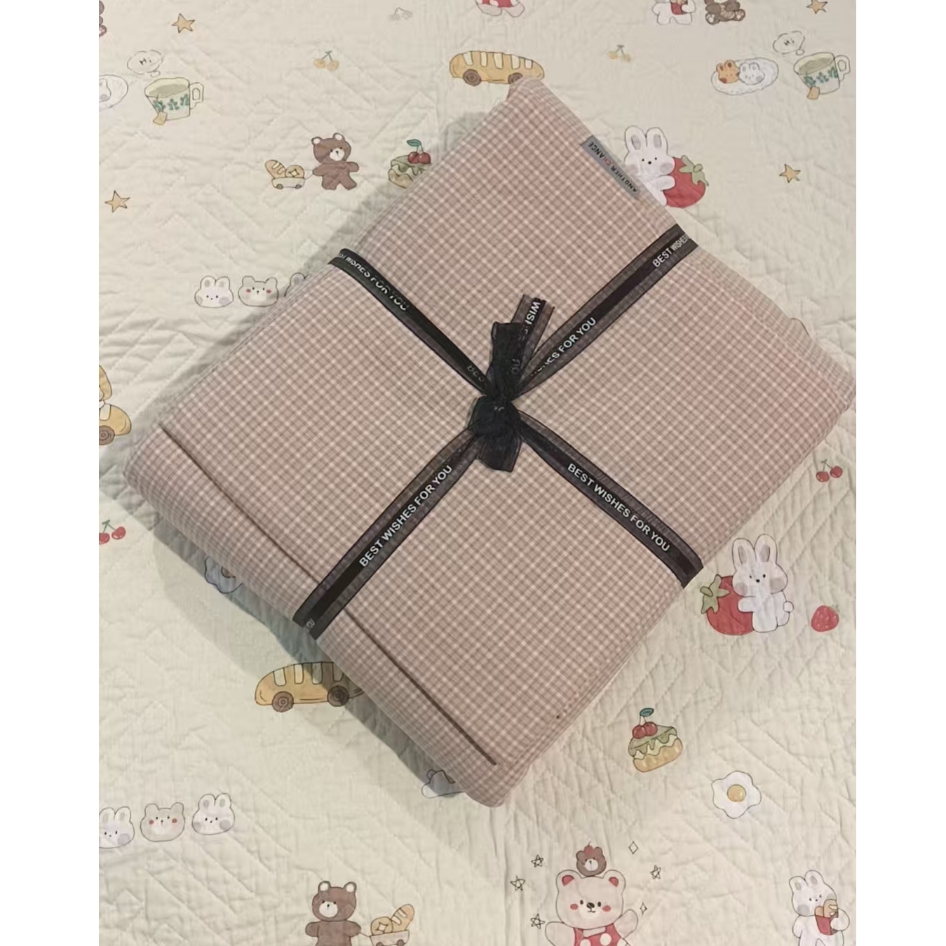 水洗棉四件套（被套＋床单＋枕套）