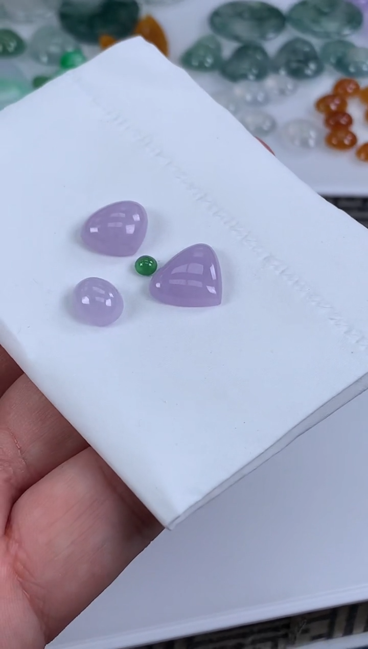 【闪购商品】定制翡翠未镶嵌多样性发一套