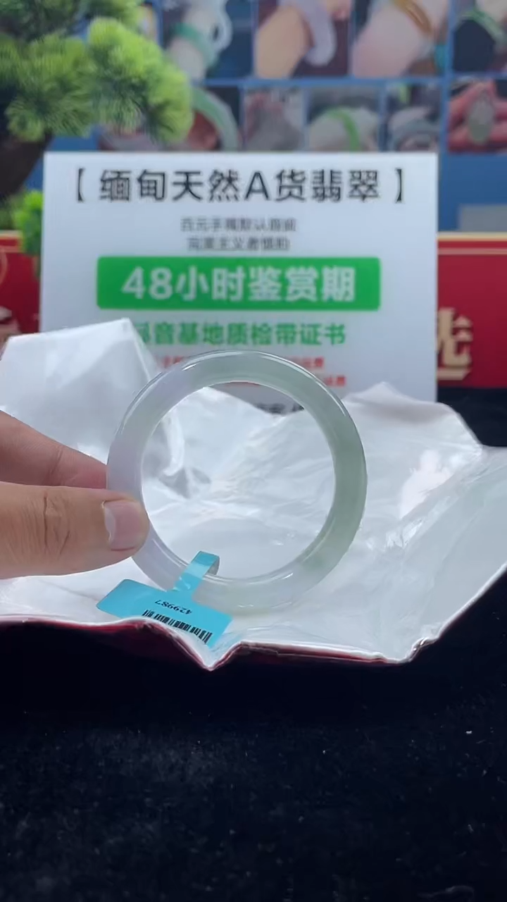 【闪购商品】翡翠手镯未镶嵌17手镯