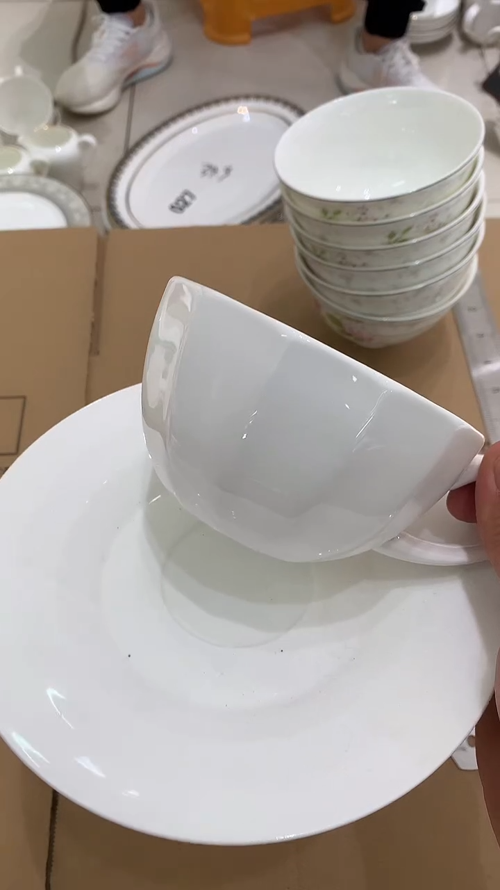 隆达骨瓷 福利  咖啡杯碟 