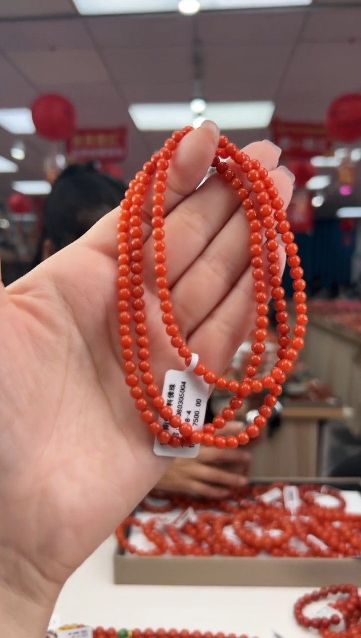 【闪购商品】南红玛瑙珠串未镶嵌多样发其一/4/81080305004