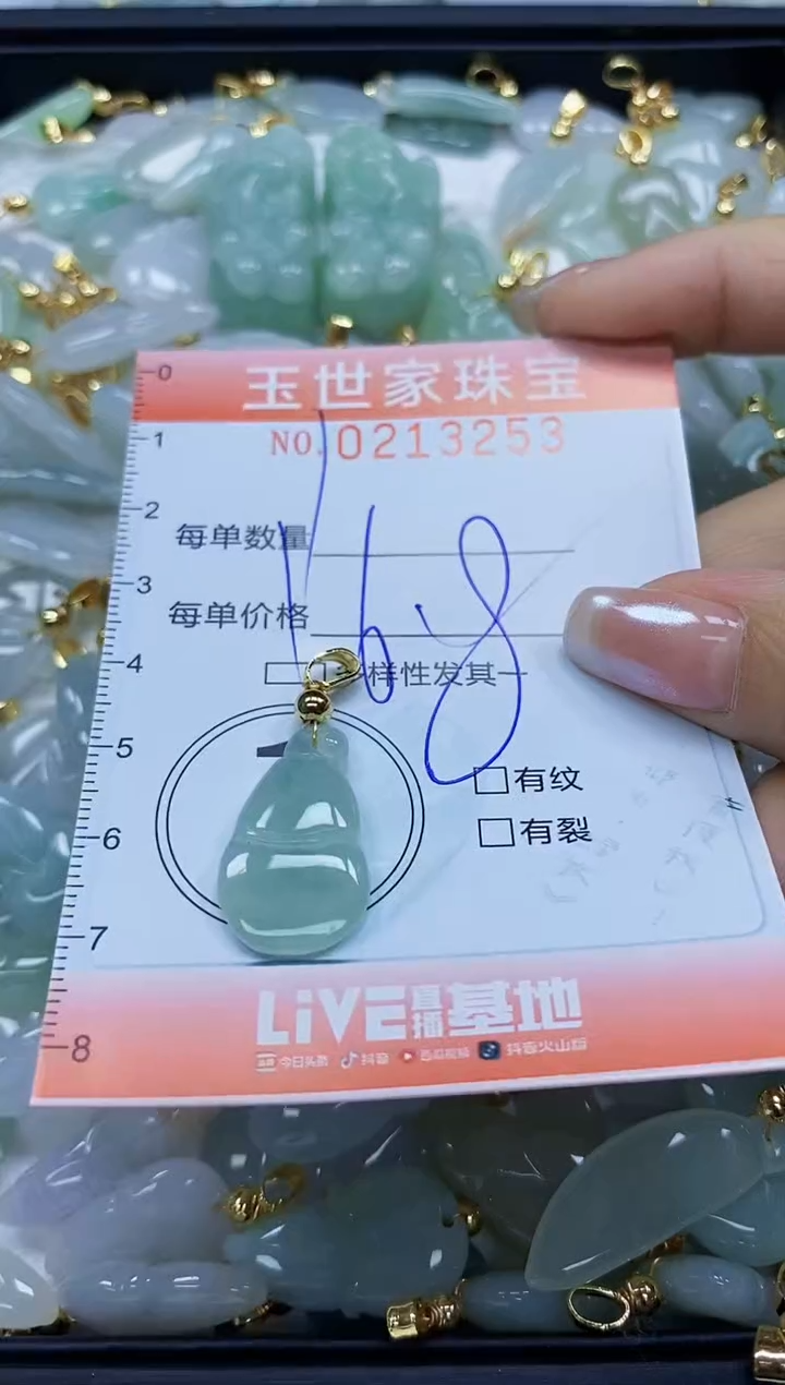 【闪购商品】翡翠未镶嵌颈饰闪购0213253