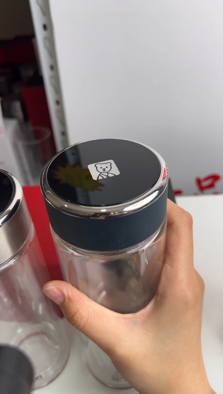 【闪购商品】双层高档365ml高硼硅茶杯