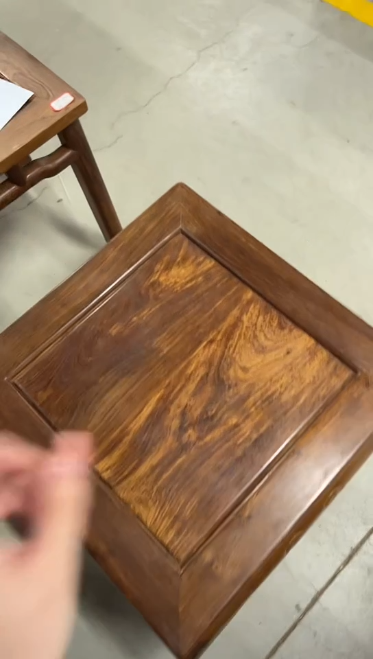 木YD01AMK-172001-鼓腿彭牙方凳