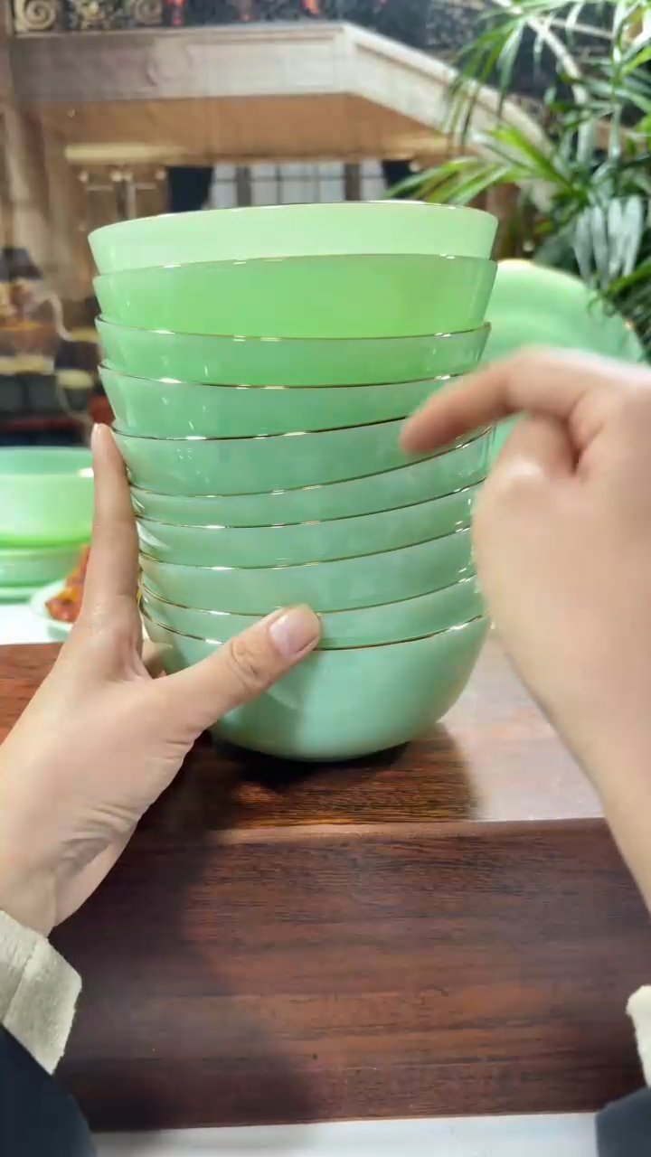 【闪购商品】...5.5英寸玉瓷碗10个口径13.8厘米