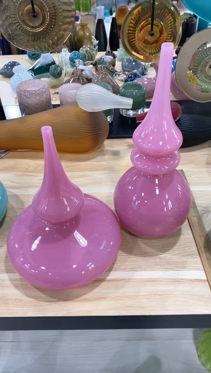 【闪购商品】琉璃慕忆家花瓶一对