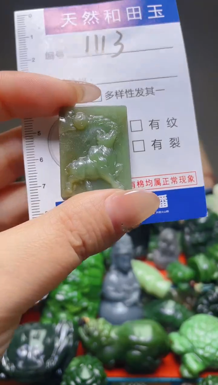 颈饰未镶嵌和田玉1113