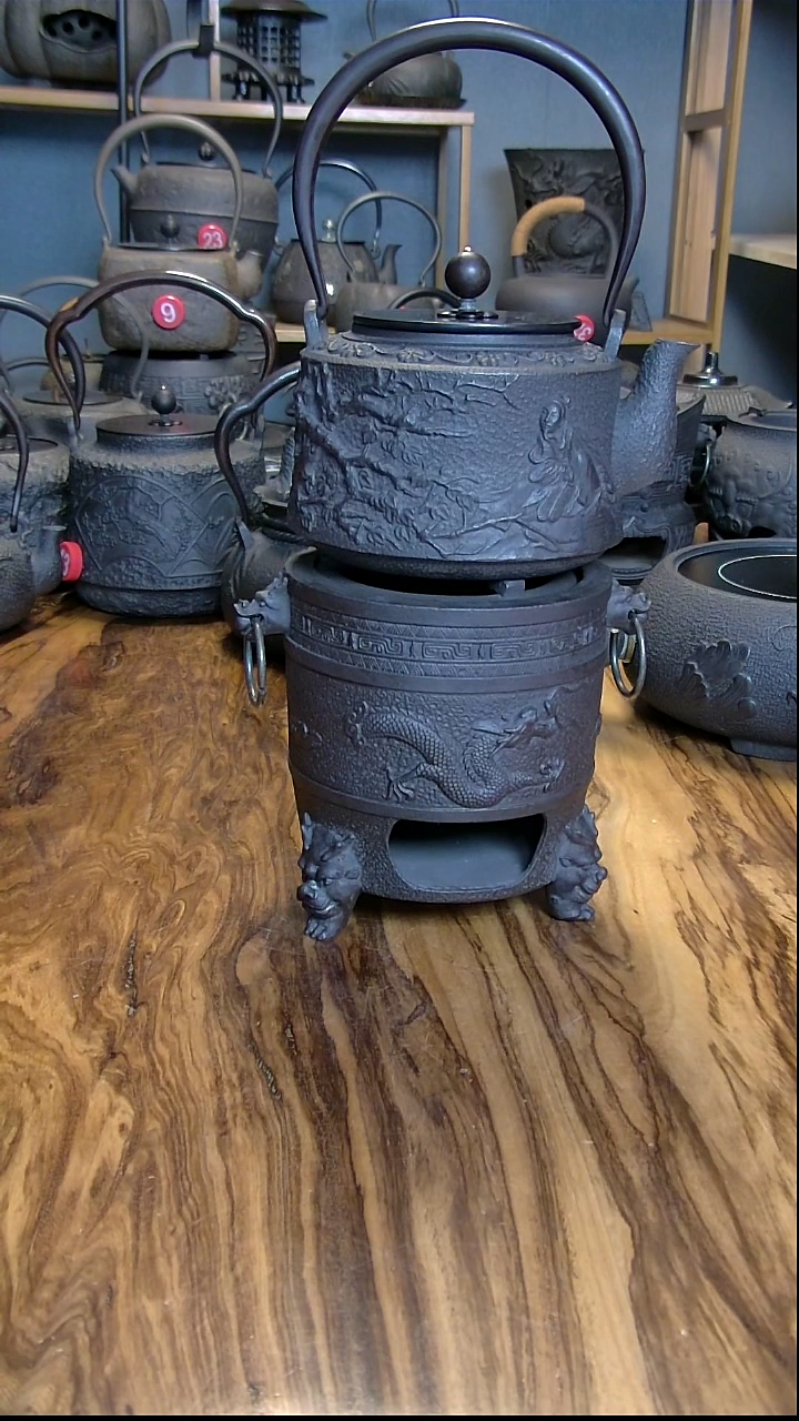 铸铁三**亨精铸龙炉+梧桐树