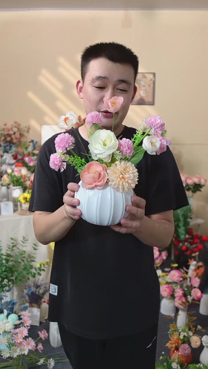 嘿淘家仿真花插花套装包邮到家