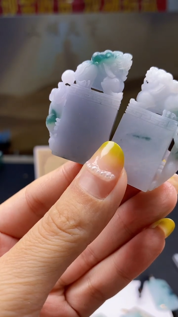 定制翡翠未镶嵌********860一对