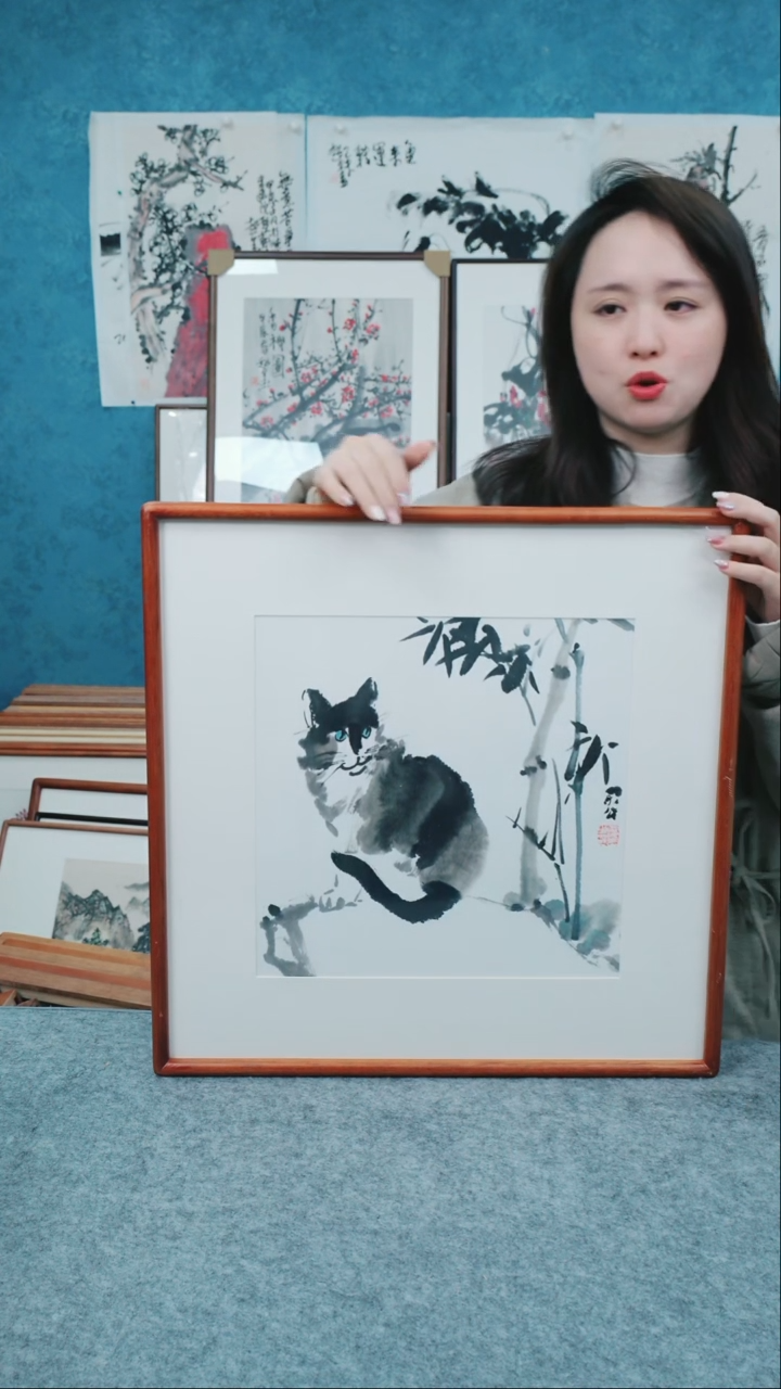 【闪购商品】国画50*50本土老师花鸟