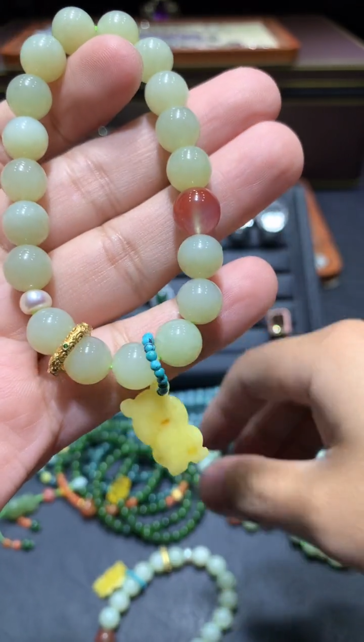 【闪购商品】和田玉手链未镶嵌T30