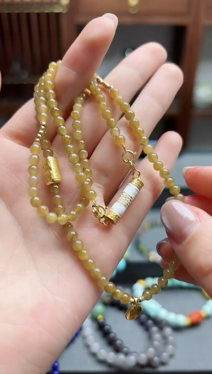 【闪购商品】和田玉颈饰未镶嵌糖料项链TS