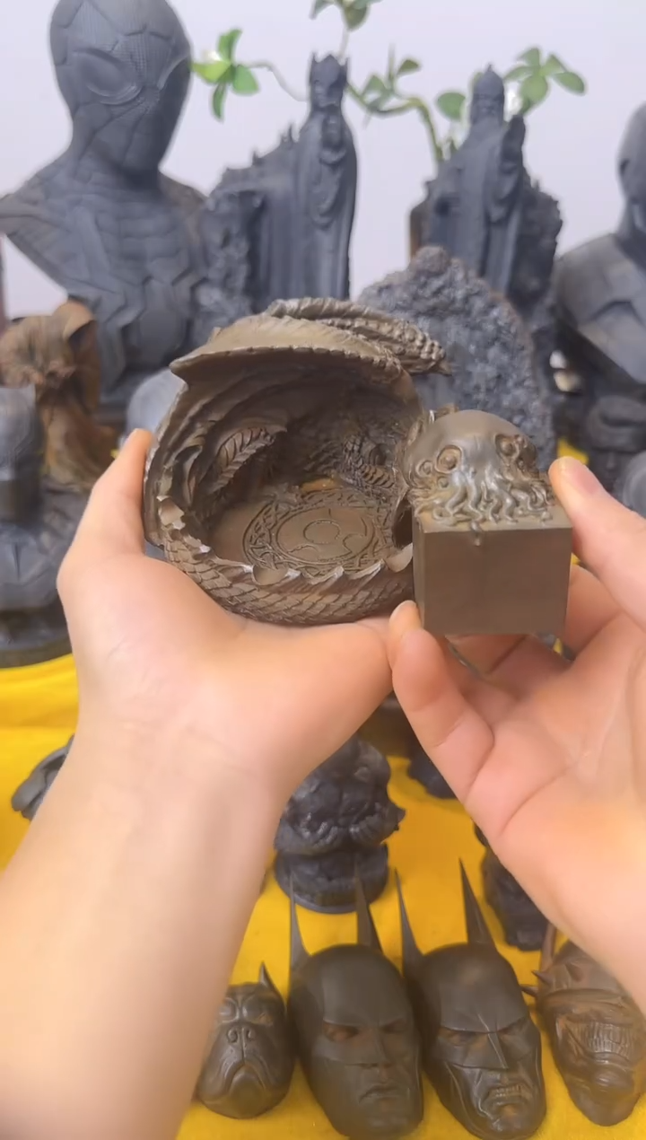 铁创意家居摆件--烟灰缸.小章鱼克苏鲁