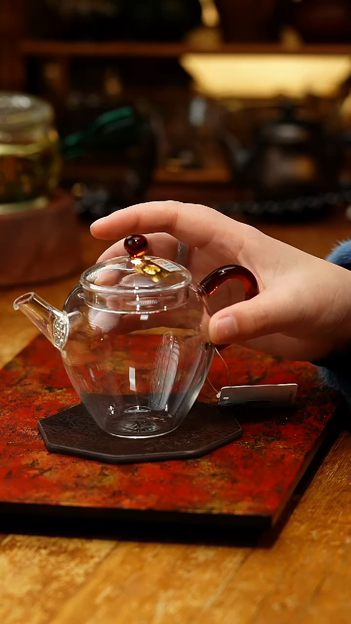 【闪购商品】禾器/晶彩文巧壶/琥珀色