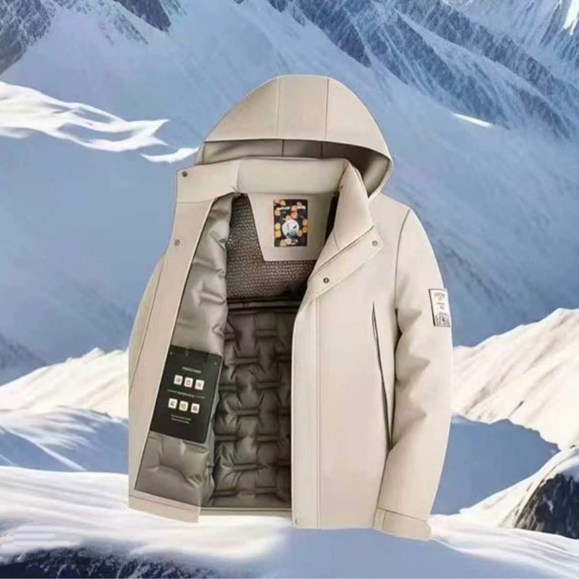 户外男女同款羊毛滑雪服