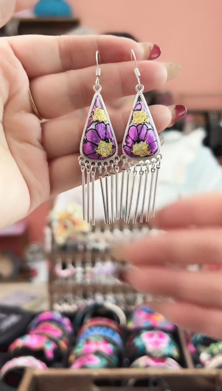 织绣艺枝独绣手工饰品3