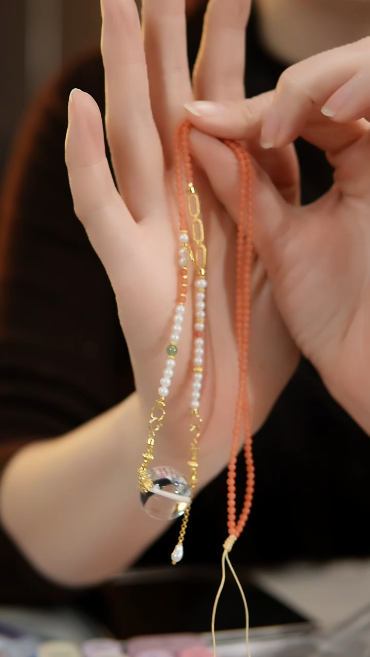 颈饰银S925镶嵌南红玛瑙南红项链