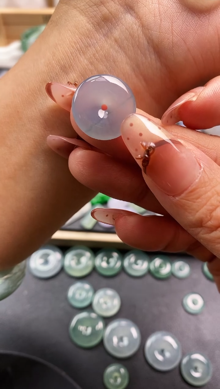 裸石翡翠黎*黎平安扣  299   定向 黎黎黎